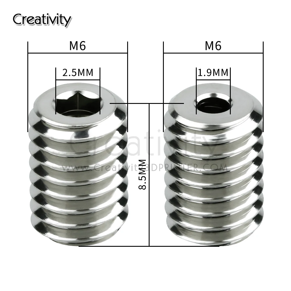 V6 Volcano Hotend адаптер сопла медный разъем для блока нагревателя Volcano на сопла V6 поддержка высокой температуры