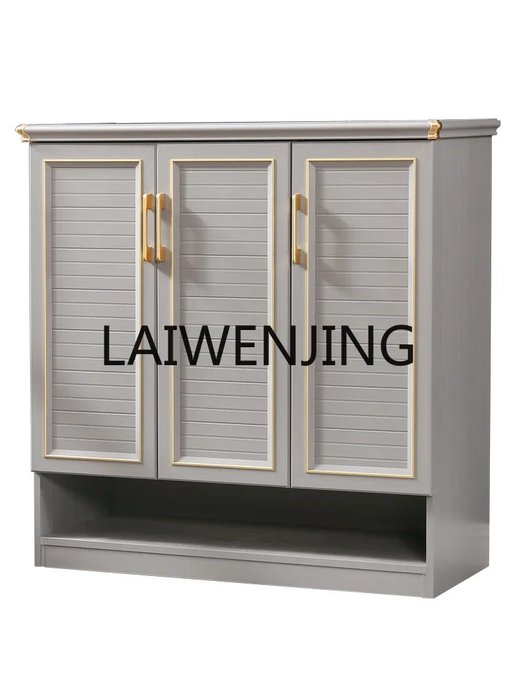 

Customized Aluminum Alloy Light Luxury Shoe Cabinet Outdoor Door Ultra-Thin Storage Waterproof and Sun Protection Balcony Locker