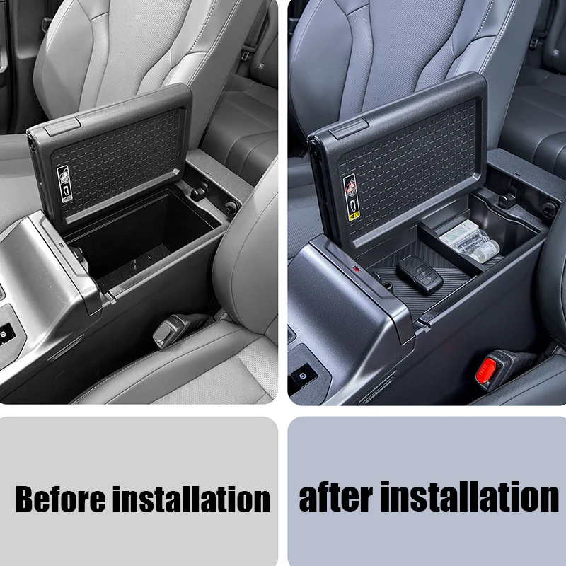 for Toyota RAV4 XA60 2026 2027 Central control armrest box storage box double-layer version can be pushed and pulled