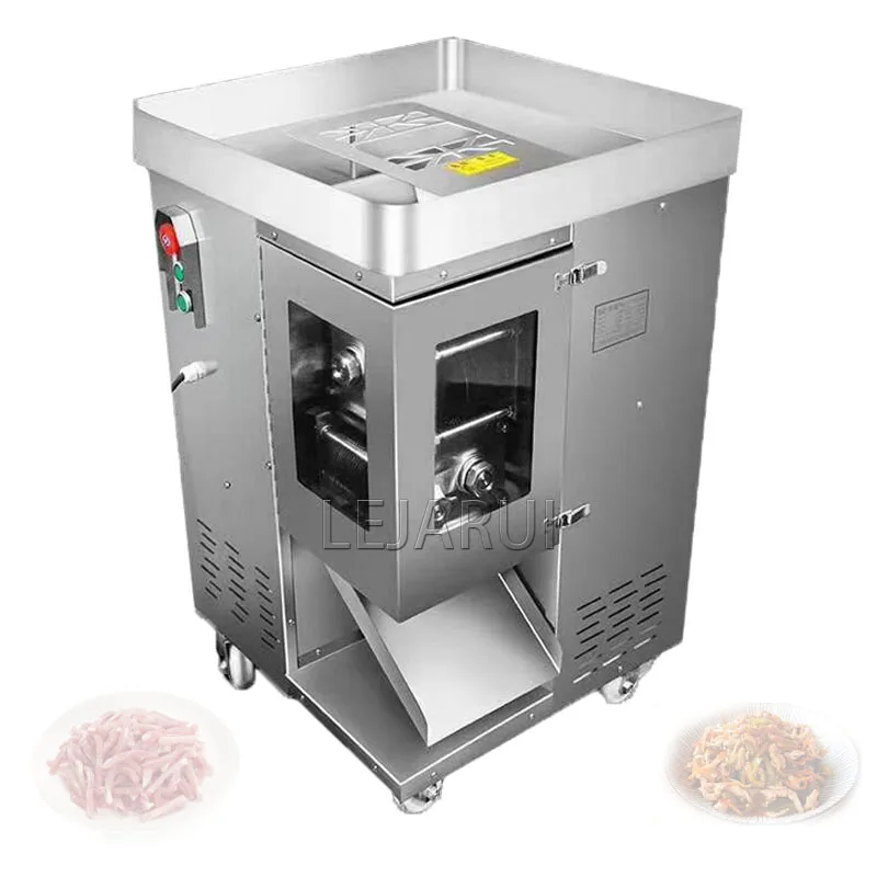 

Настольная электрическая мясорезка для нарезки, измельчения и кубиков свежего мяса со съемным лезвием