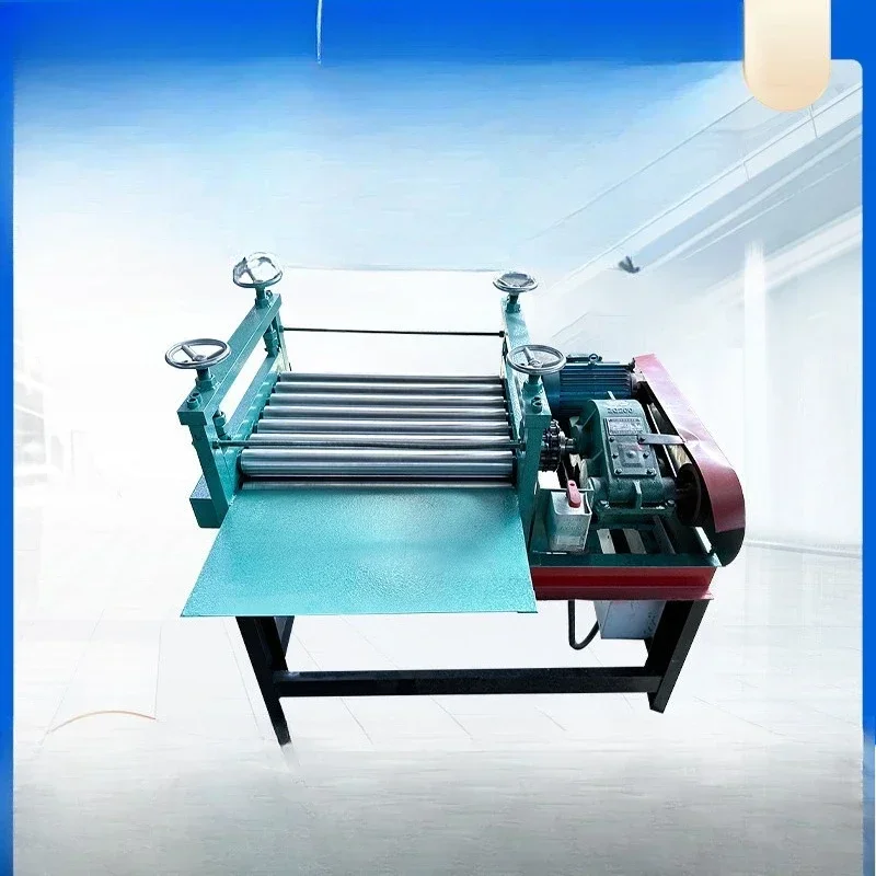 Small precision leveling machine Stainless steel plate leveling machine Copper plate Aluminum plate straightening machine