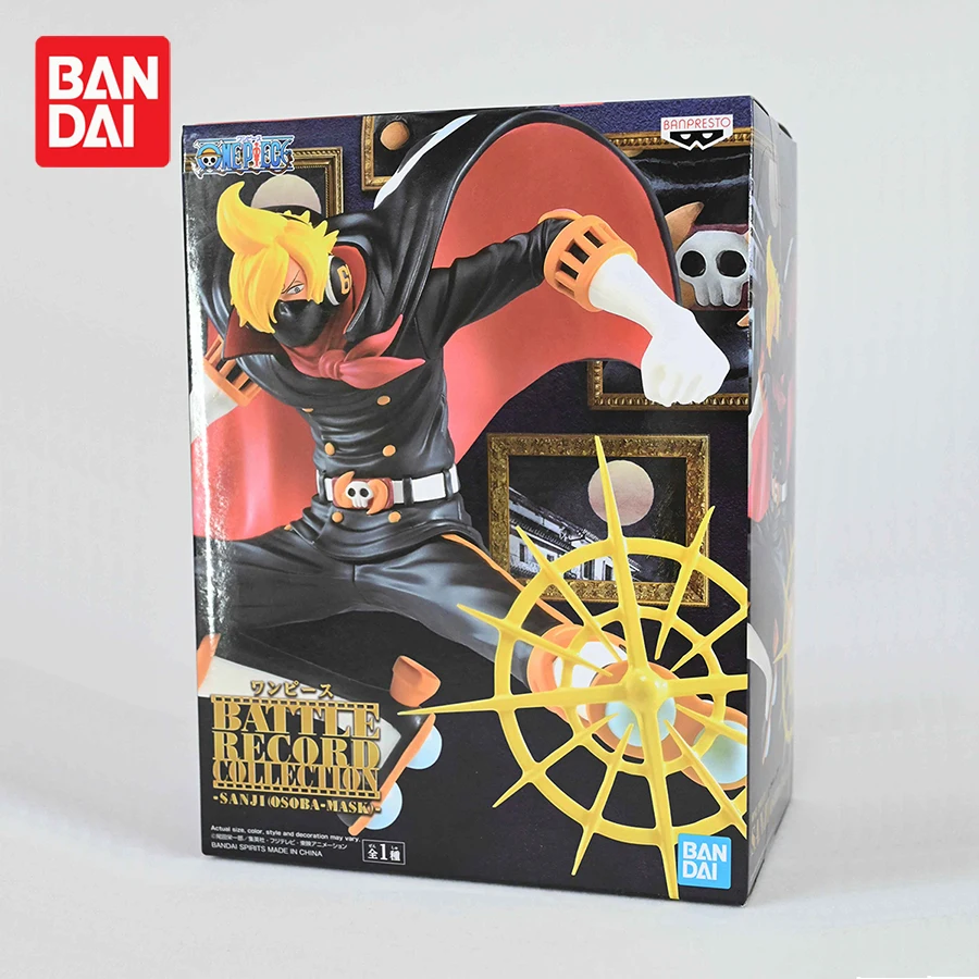 

Original Banpresto One Piece Battle Record Collection Vinsmoke Sanji Osoba-Mask Anime Action Figure Collectible Model Toys 17cm