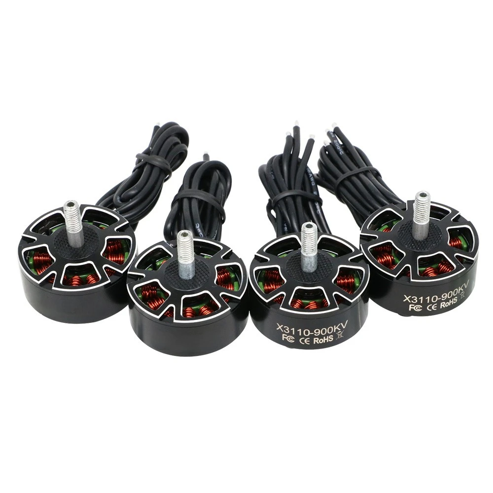 4 sztuki silników bezszczotkowych EP X3110 3110 700KV 900KV 1050KV 4-6s do rekwizytów 6-9 cali kompatybilnych z dronami RC w wyścigach FPV