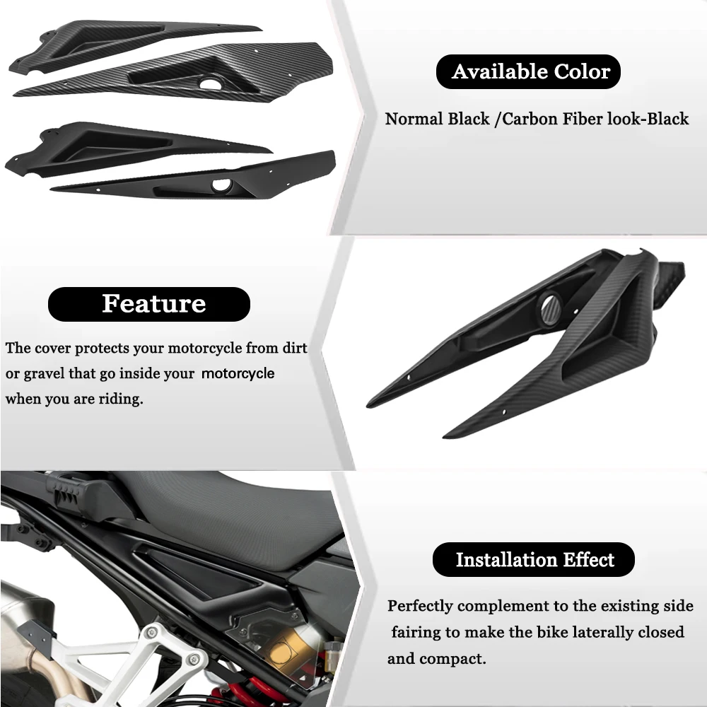 Motorcycle Side Panels Guard Upper Frame Infill Set Fairing Protection Cover For BMW F750GS F850GS 2018 2019 2020 2021 2022 2023