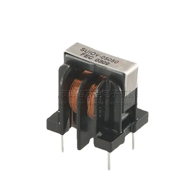 10 Uds SU10V-05050 nuevo enchufe 5MH 0.5A filtro de modo común inductancia bobina de estrangulación para fuente de alimentación conmutada