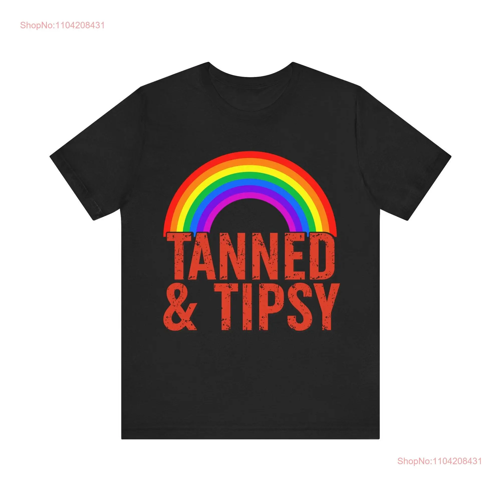 Tanned Tipsy Jersey  T Shirt Hawaii Minimalistic long or short sleeves