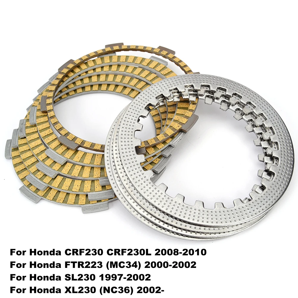 Clutch Friction Disc Plate For Honda CRF230 CRF230L CRF230M CRF 230 230L SL230 XL230 FTR223 MC34 22201-MJ8-000 22201-KAZ-000