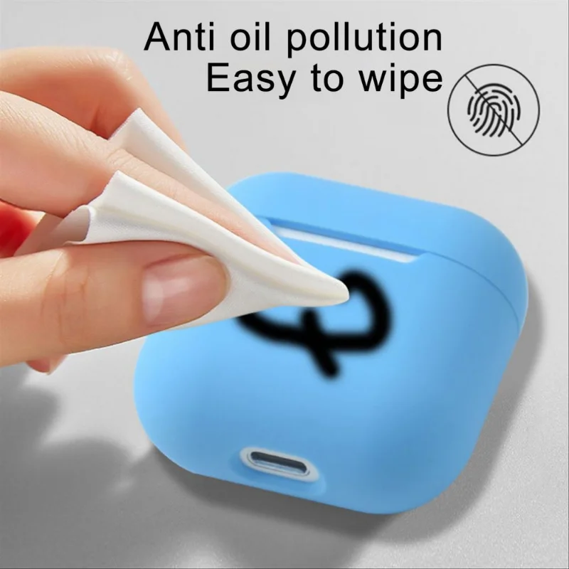 Dustproof Soft Silicone Wireless Bluetooth Earphones Case, capa protetora para Airpods Pro 4