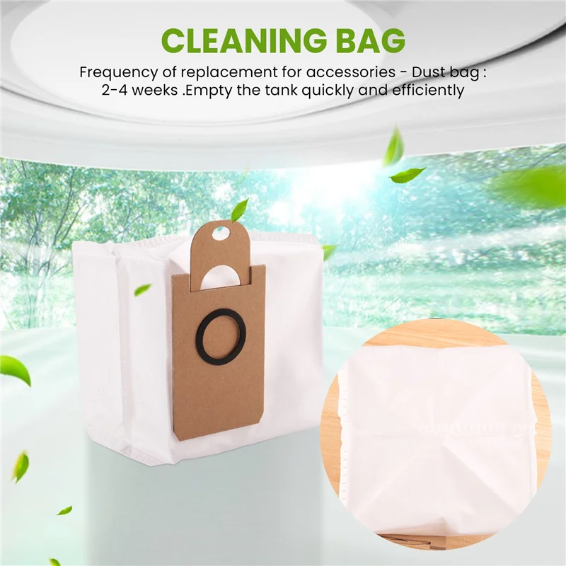 B06B-6Pcs مجموعة أكياس الغبار ل Neabot Q11 روبوت المنزلية استبدال استبدال مكنسة كهربائية مكنسة أكياس الغبار تنظيف حقيبة #1