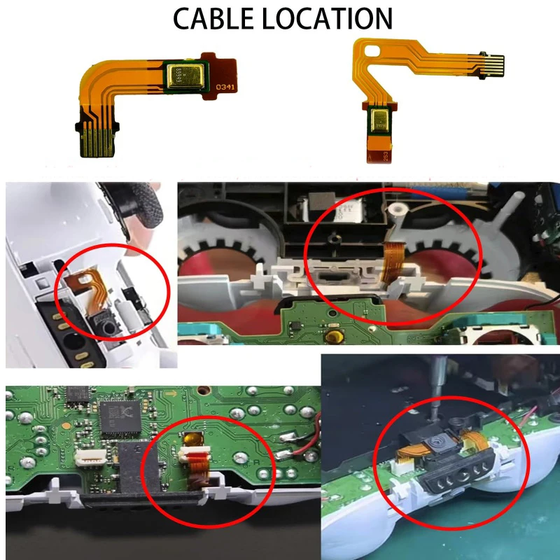 1/3 Pairs Microphone Cable Replacement for PS5 BDM-010/020/030/040/050 Handle Inner Mic Ribbon Cable for PS5 Accessories