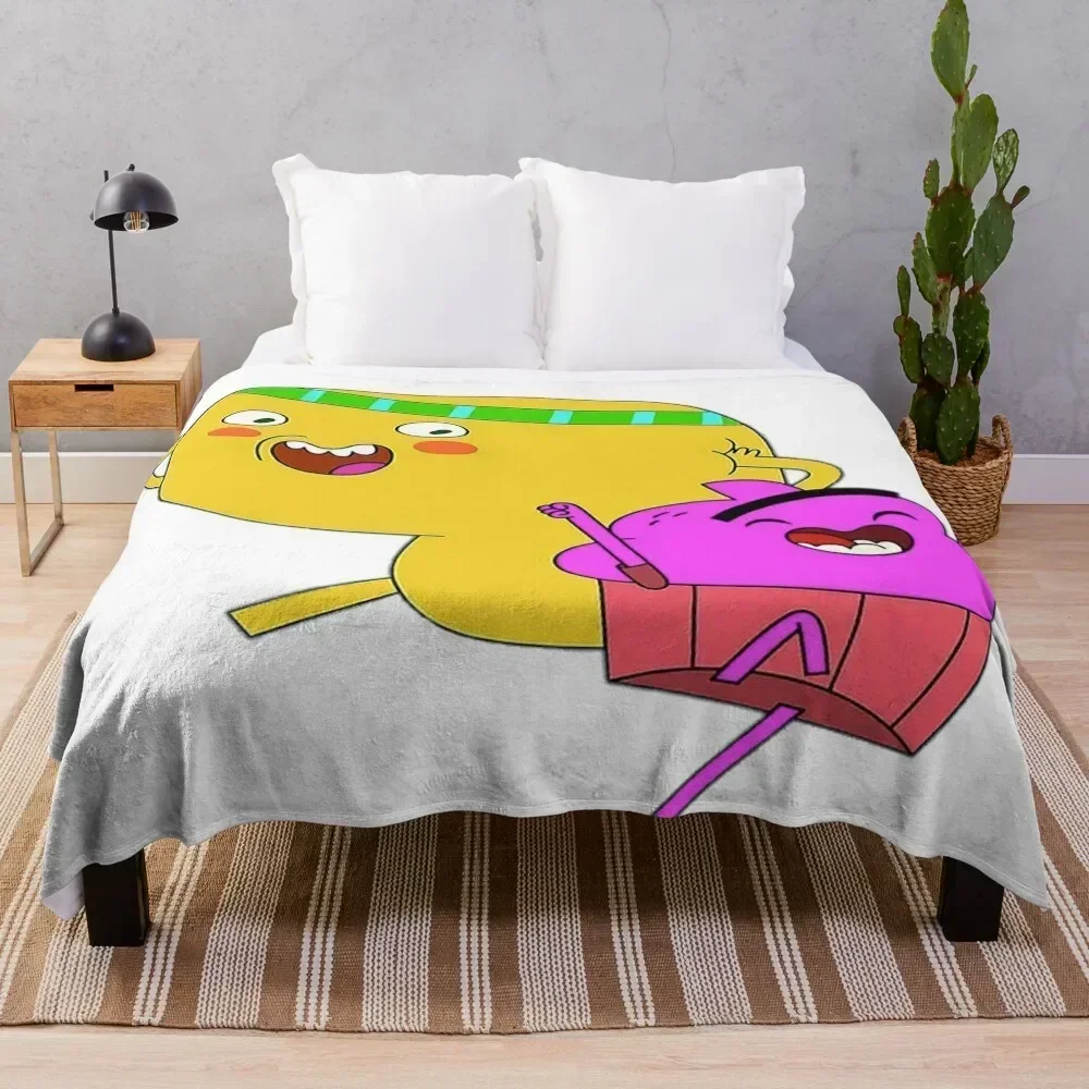 

Cupcake And Dino - General Services Throw Blanket Wrinkle Resistant Lightweight Blanket