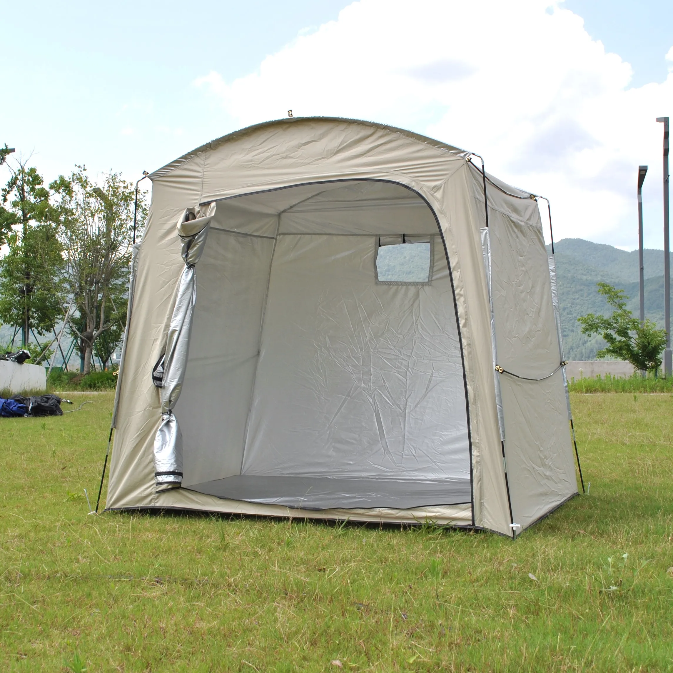 

Portable Spacious Bicycle Tent - UV Protection Waterproof Dustproof Storage Shelter for Mountain Bike & Outdoor Camping