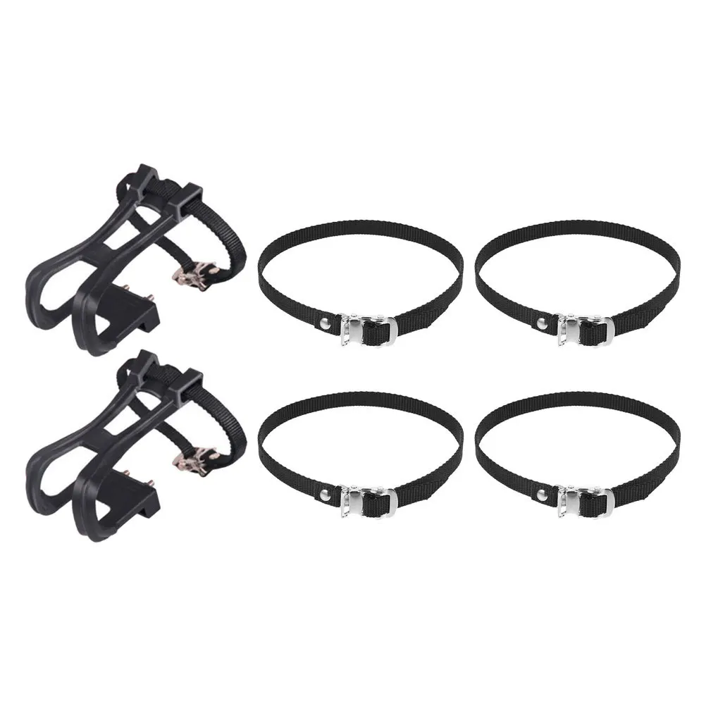 

1Set Adjustable Durable Bike Toe Clip Pedal Strap Non-Slip Wear-Resistant Convenient Bicycle Accessory Bike Toe Clip