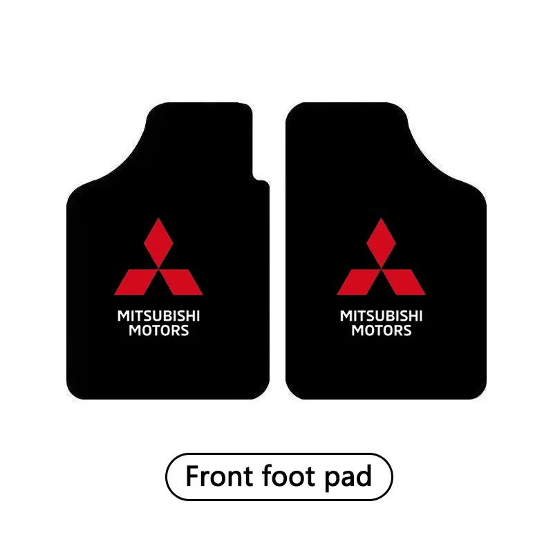 

2/4pcs Car Floor Mat Universal High Quality Leather Waterproof Auto Foot Pad Protector Car Interior Accessories For MITSUBISHI﻿﻿