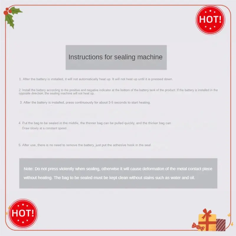 ABLE-미니 백 실러 휴대용 밀봉 가방 기계, 휴대용 열 식품 진공 실러 기계 보관 감자 칩 쿠키 가방 Dur