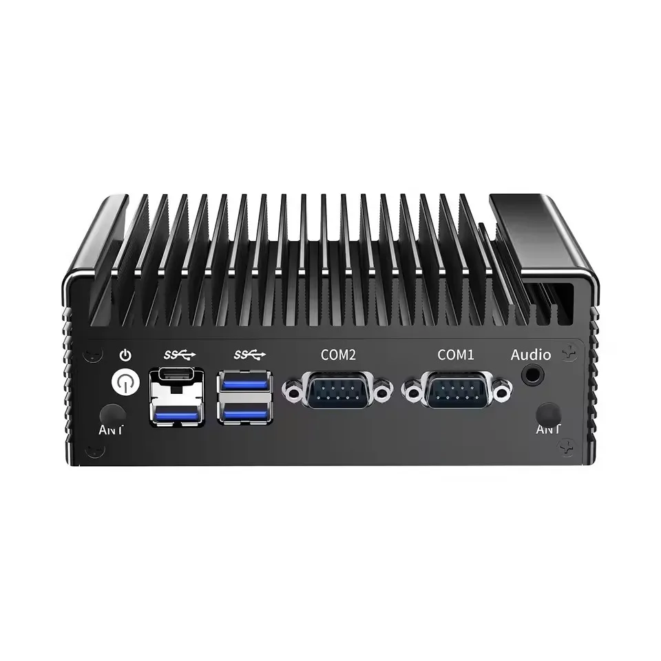 Topton Intel N150/N100ファンレスミニPC、2x2.5G NIC、2xCOM、NVMe