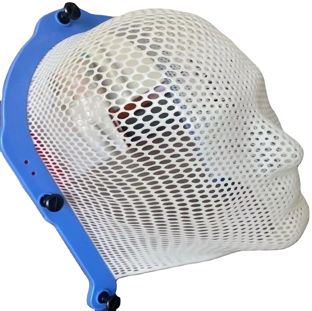 S type  Thermoplastic Head Mask for Cancer Tumor Radiation Treatment therapy Patient Positioning Immobilization