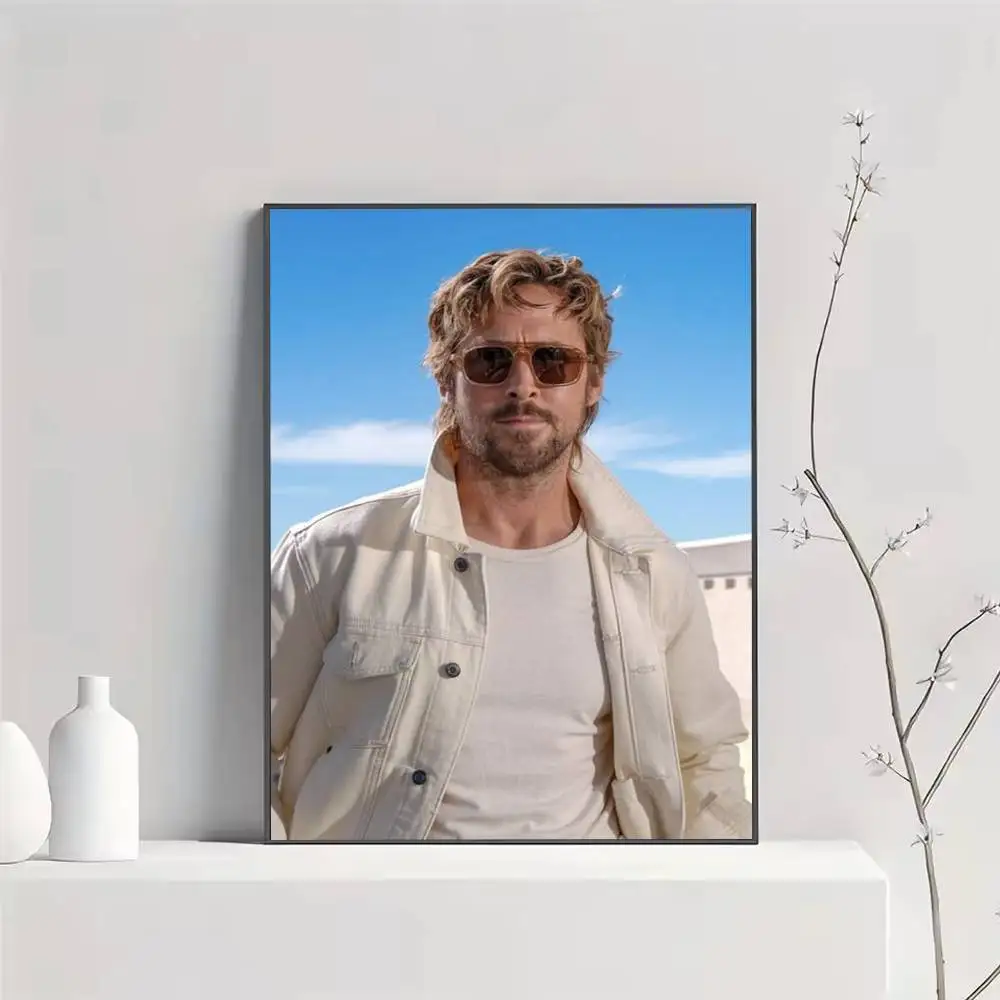 Actor Ryan G-Gosling Poster HD Quality Wall Art Retro Posters For Home Room Wall Decor Self Adhesive