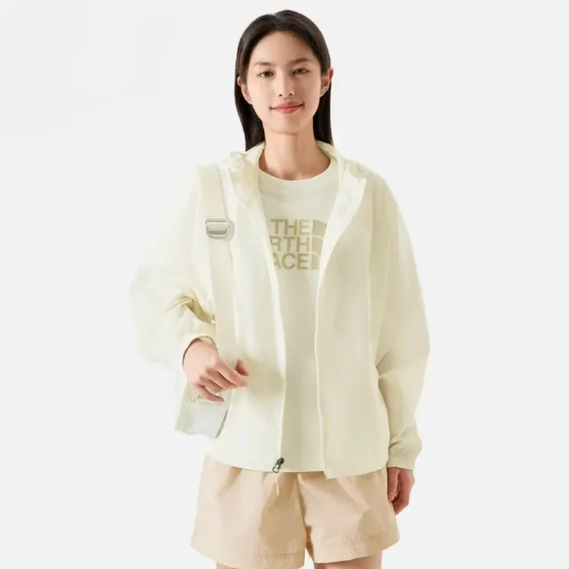 The North Face Travel Outdoor Series Hooded Jacket Quick Dry Skin Friendly UPF Sun Protection Versatile Outerwear