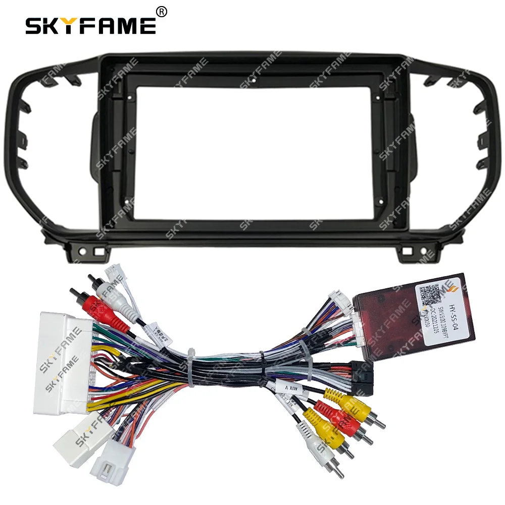 SKYFAME Car Frame Fascia Adapter Canbus Box Decoder Android Radio Dash Fitting Panel Kit For Kia Sportage 4 KX5