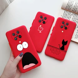 Poco F2 Pro Case Cute Cat Cartoon Candy Painted Silicone Phone Cover For Xiaomi Poco F2 Pro F 2 F2Pro Coque Soft TPU Back Cases