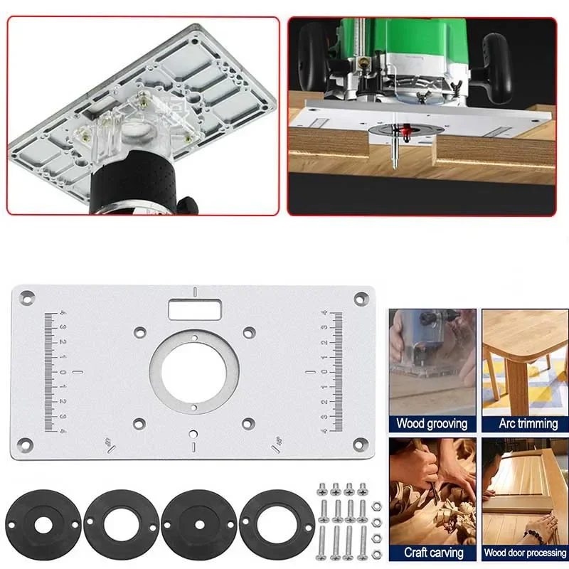 

Multi-functional DIY Trimming Machine Flip Board Table Woodworking Engraving Machine Inversion Table 235mm*120mm *8mm