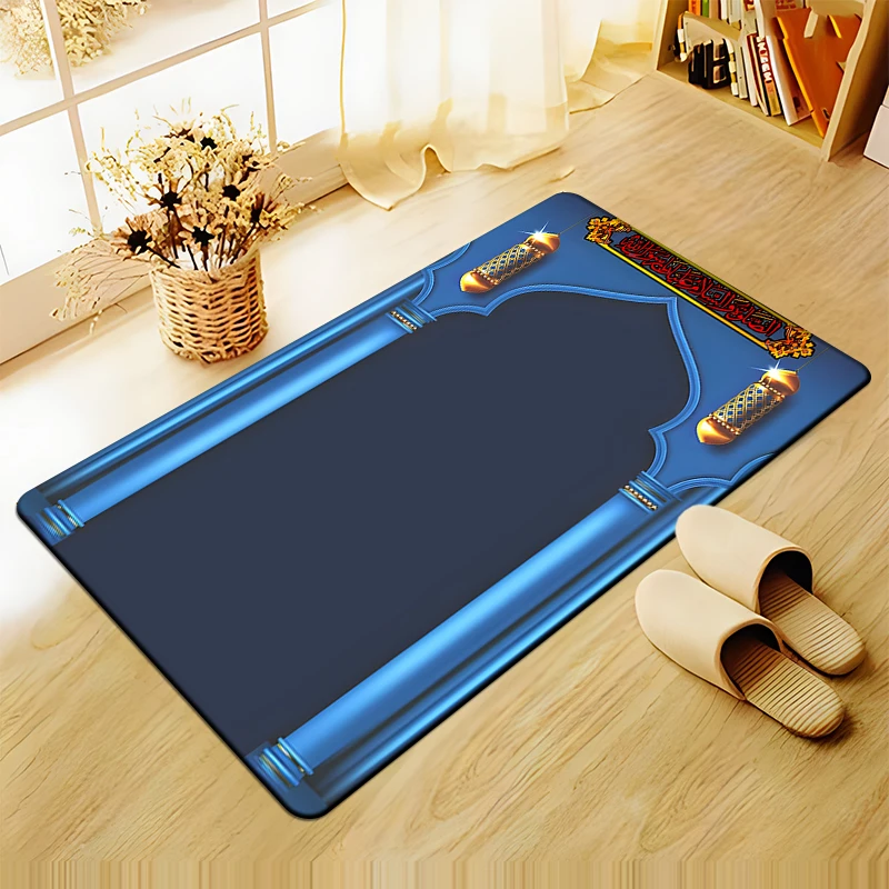 Muslim prayer carpet floor mat living room door plush non slip chair bathroom bedroom