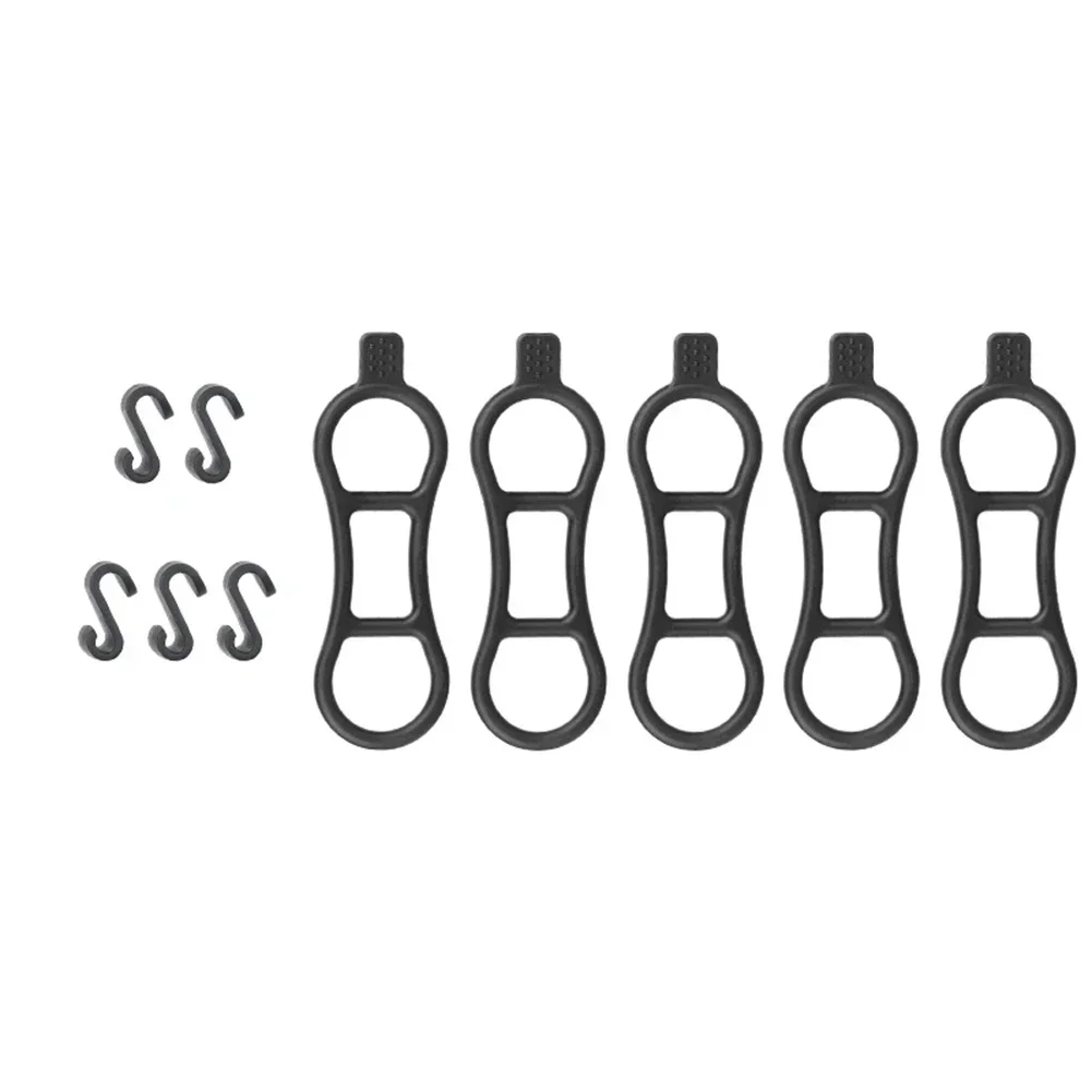 

Bike Parts Bike Elastic Strap Bicycle For Most Handlebars Silicone For Mountain Bike Practical Brand New High Quality