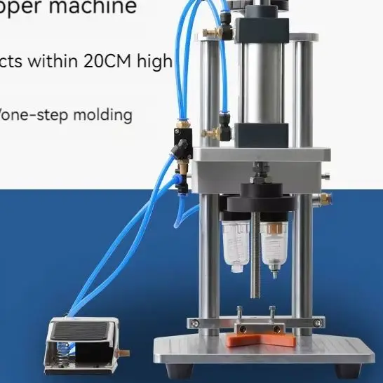 

WT-70ZC Пневматический инструмент для обжима алюминиевых бутылок для полости рта и жидкости Penicillin, маленькая машина для укупорки флаконов
