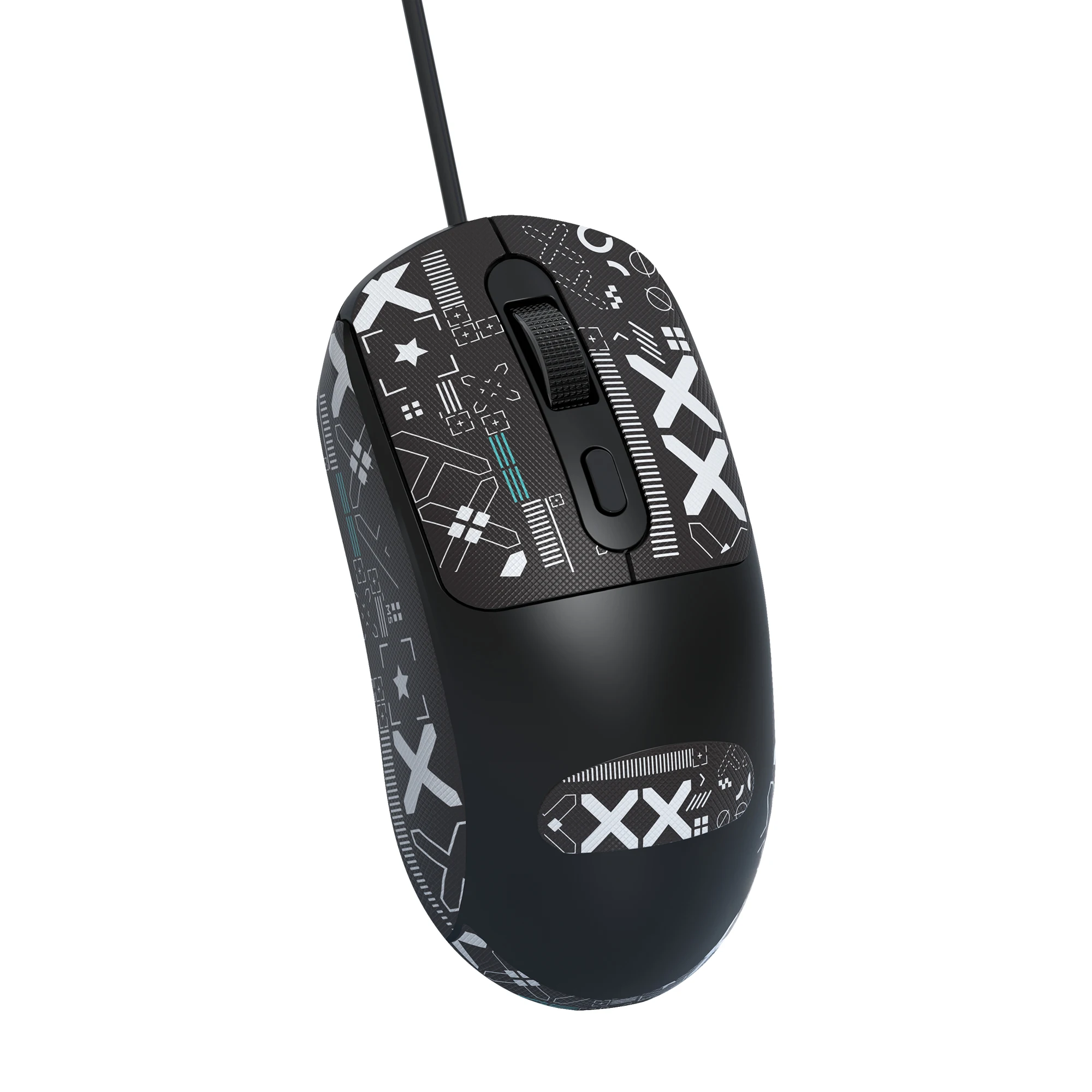 T-WOLF Wired Mouse Ergonomic Anti Slip Sticker Lightweight And Comfortable Suitable For Desktop Laptops