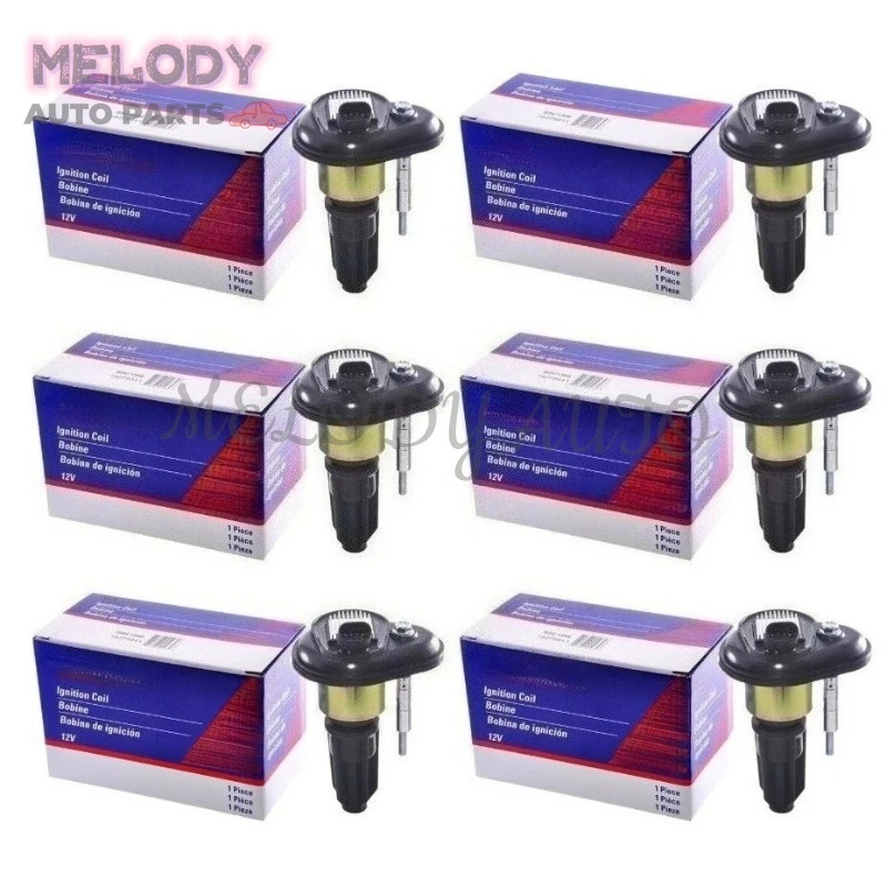 

6 шт. 12568062 12570616 катушка зажигания UF303 для BUICK RAINIER для CHEVROLET COLORADO TRAILBLAZER