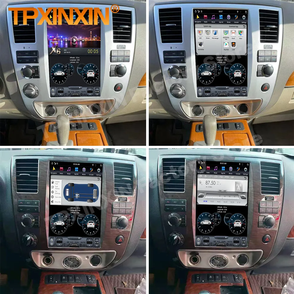 12.1 Inch  Android Vertical Screen Radio Receiver For Nissan Pathfinder 2010 GPS Navi Radio Receiver Player Video IPS Head Unit