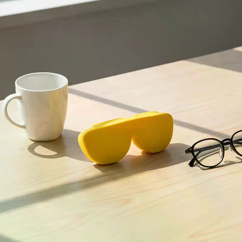 Portable Soft Silicone Glasses Case: Anti-Scratch Shockproof Eyeglasses Protector Pouch Travel Storage