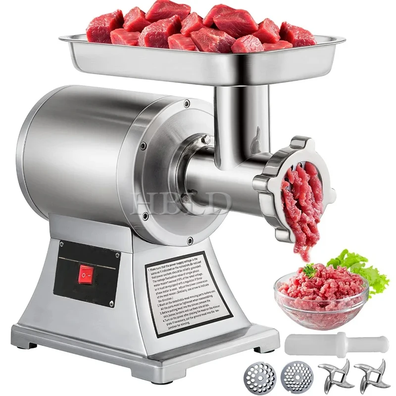 

Stainless Steel Commercial Electric Meat Grinder, Small Automatic Cilantro And Chili Grinder