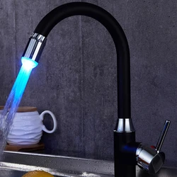 NEW Led Night Light RGB Faucet Creative Water Lamp Shower Lamps Romantic 7-color Bathing Household Bathroom Decorative Lights