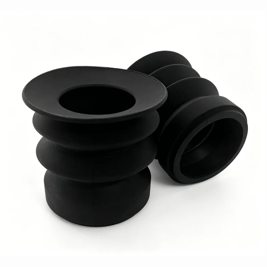 2PC Universal 34-41mm Eye Lens Cap Cup Rifle Aim Night Scope Sight Protective Cover Guard Eyepiece Sun Light Shield Hood Pad