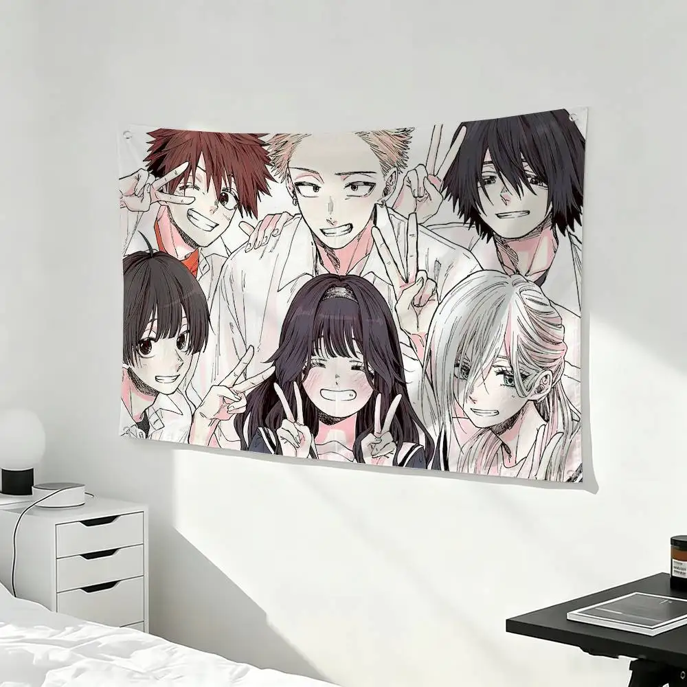 Kaoru Hana wa Rin to Saku  Flags Wall Hanging Tapestry Outdoor Garage Room Decorative flag Background Blanket