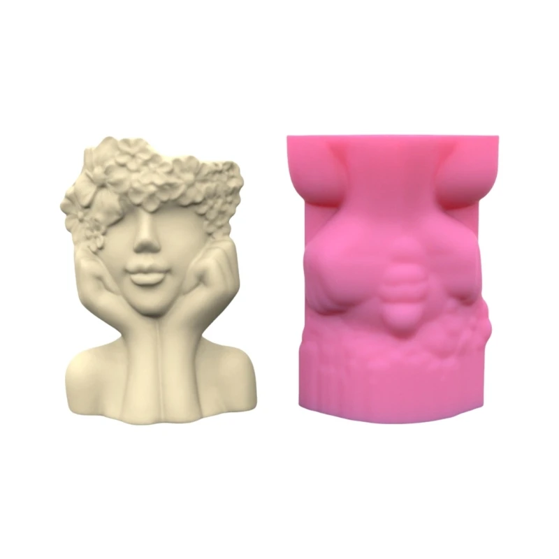 Artistic Human Figure Planter Molds Planter Molds for Hand-Making Planter