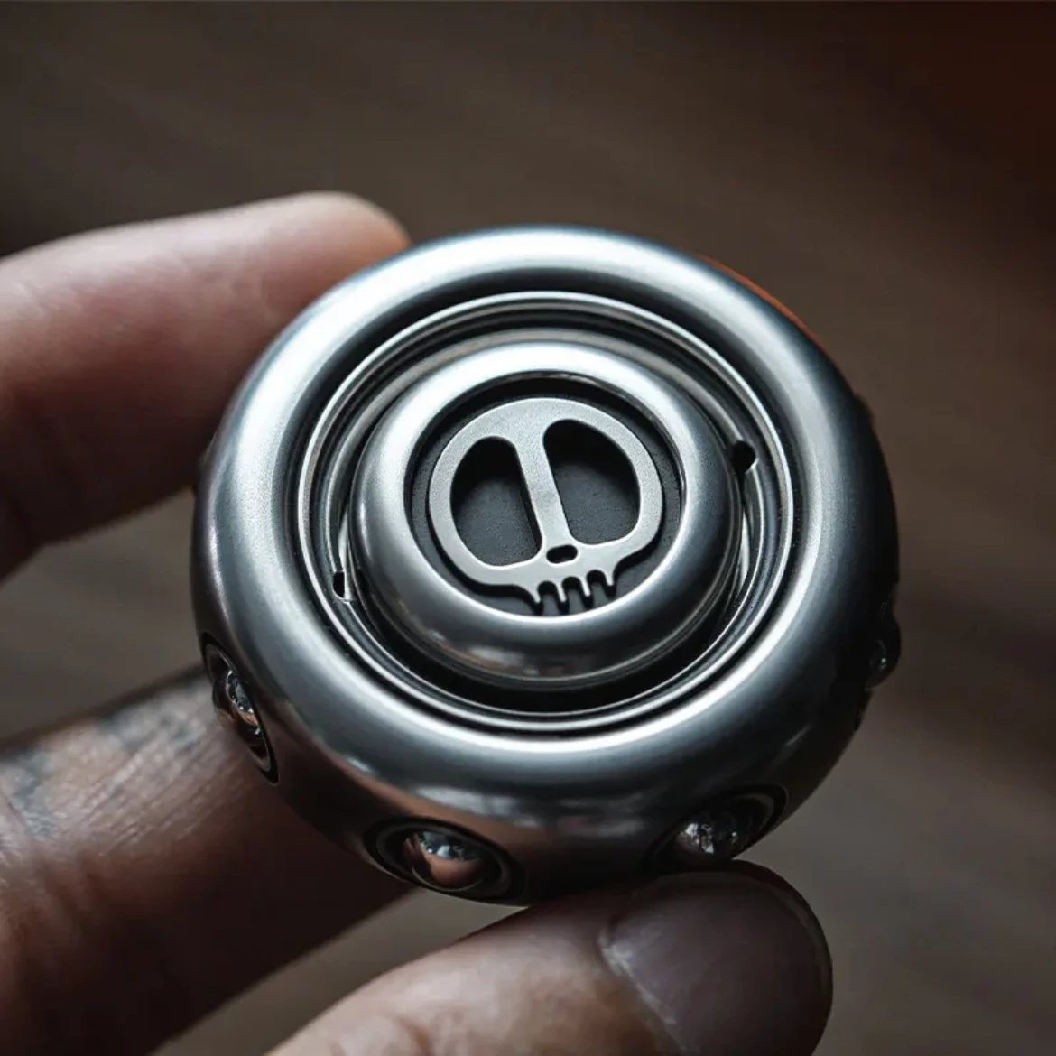 Lautie sam son do diabo fidget spinner slider edc brinquedos de metal anti estresse sensorial tdah foco ferramenta brinquedos inquietos