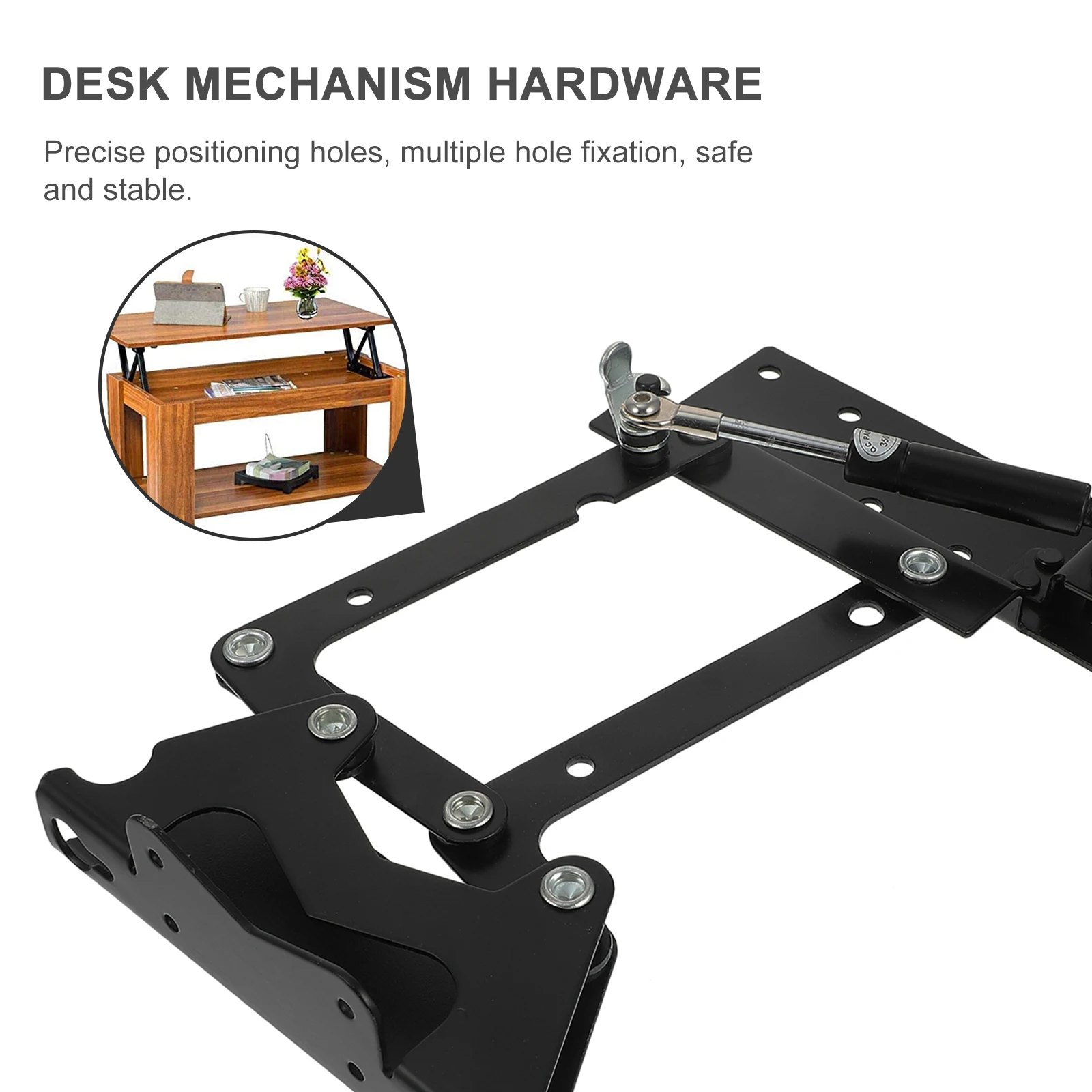 

1 Pair Heavy Duty Table Lift Up Stand Folding Life Up Mechanism Space Saving Furniture Lifting Frame For Coffee Sofa