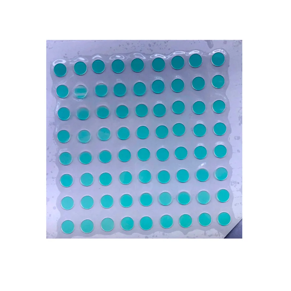 Diameter 12mm/8mm/10mm IR 650nm IR-Cut Filter Lensa Pemblokir Optik Bulat Ketebalan 0.3mm Untuk Lensa Filter IR