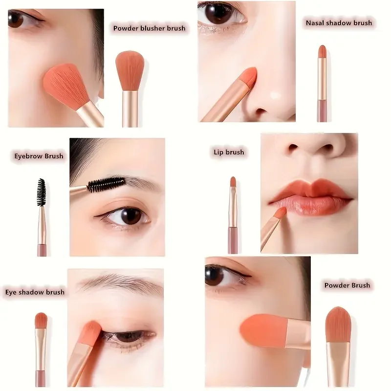 Salim Salim Salim tas met make-up miniborstel 8 soorten pmore