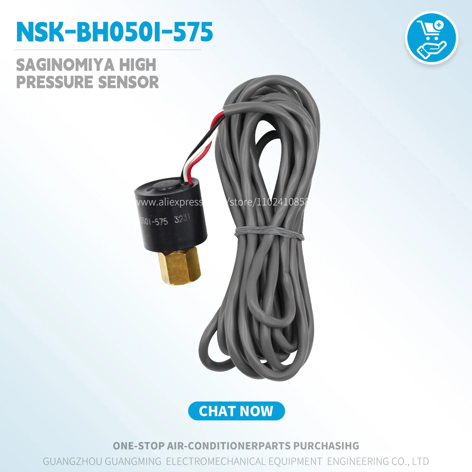 

Датчик высокого давления для SAGINOMIYA NSK-BH050I HVAC VRF, кондиционер, оригинальные детали, аксессуары, запасные холодильные инструменты