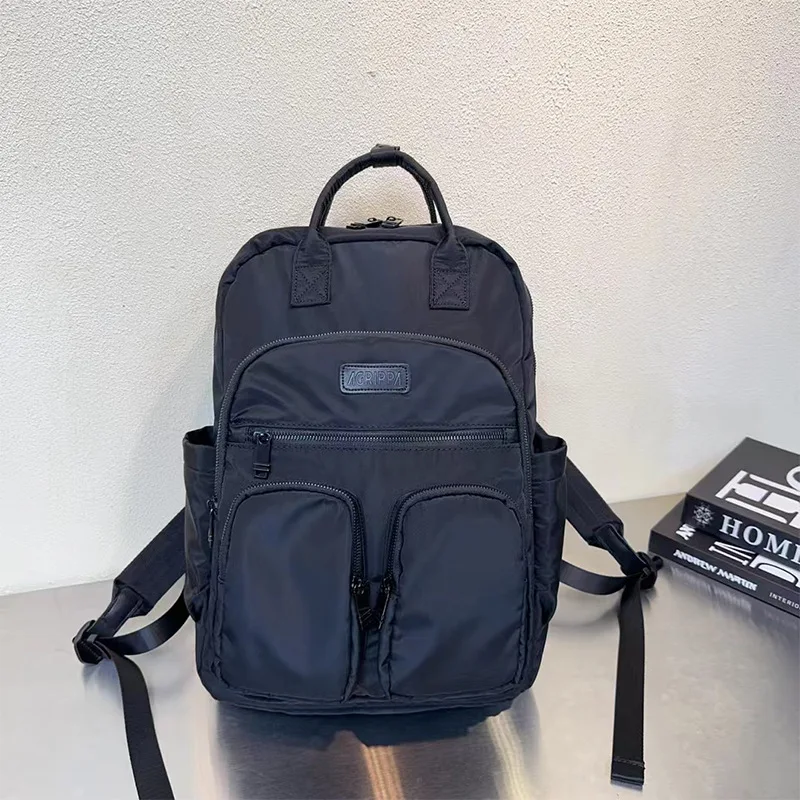 

Рюкзак для отдыха, мужской новый нейлоновый рюкзак с несколькими карманами, простая практичная сумка для ноутбука, ручная деловая дорожная сумка, дропшиппинг