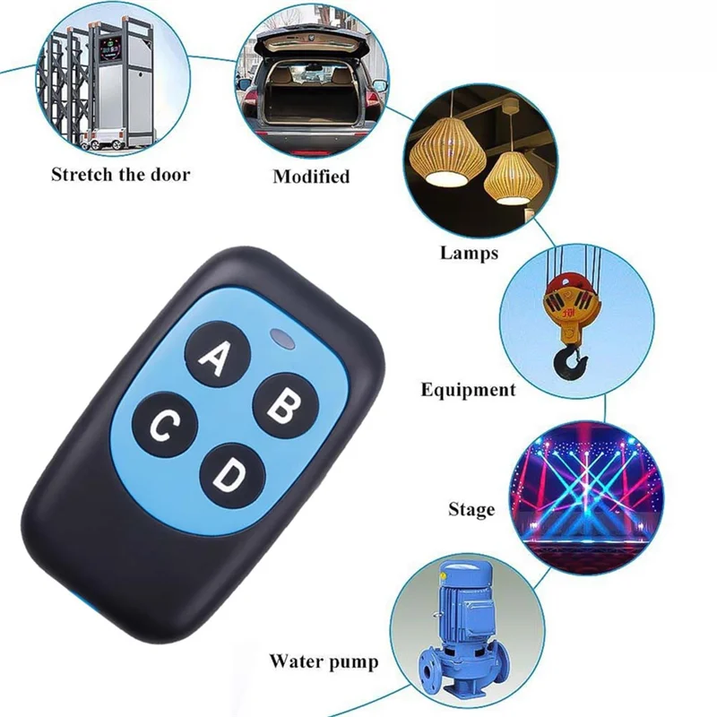 SQPP-250-868Mhz متعدد التردد للتحكم عن بعد 250-868Mhz العالمي فتحت باب المرآب الناسخ الأصفر