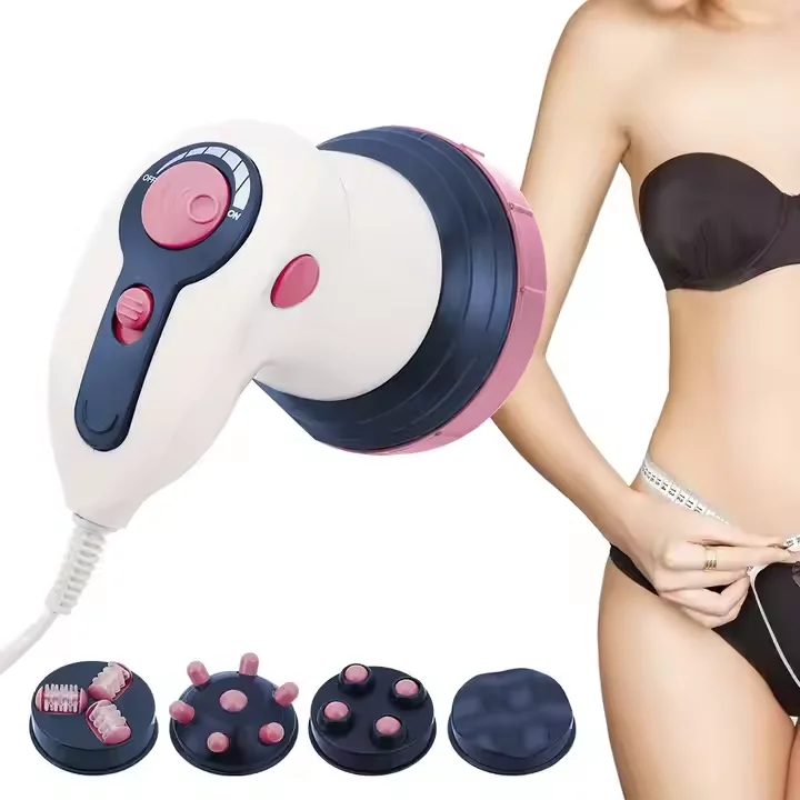 4 Heads Portable Electric Roller Massager Home Use Slimming Weight Loss Machine New Upgrade with AU US & IT Plugs