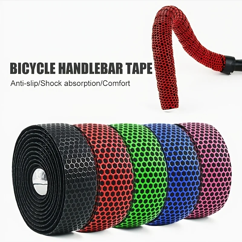 Rennrad-Lenkerband, rutschfestes Fahrradlenkerband für MTB-Mountainbikes, verschleißfestes, farbenfrohes Lenkerband für Radfahren A