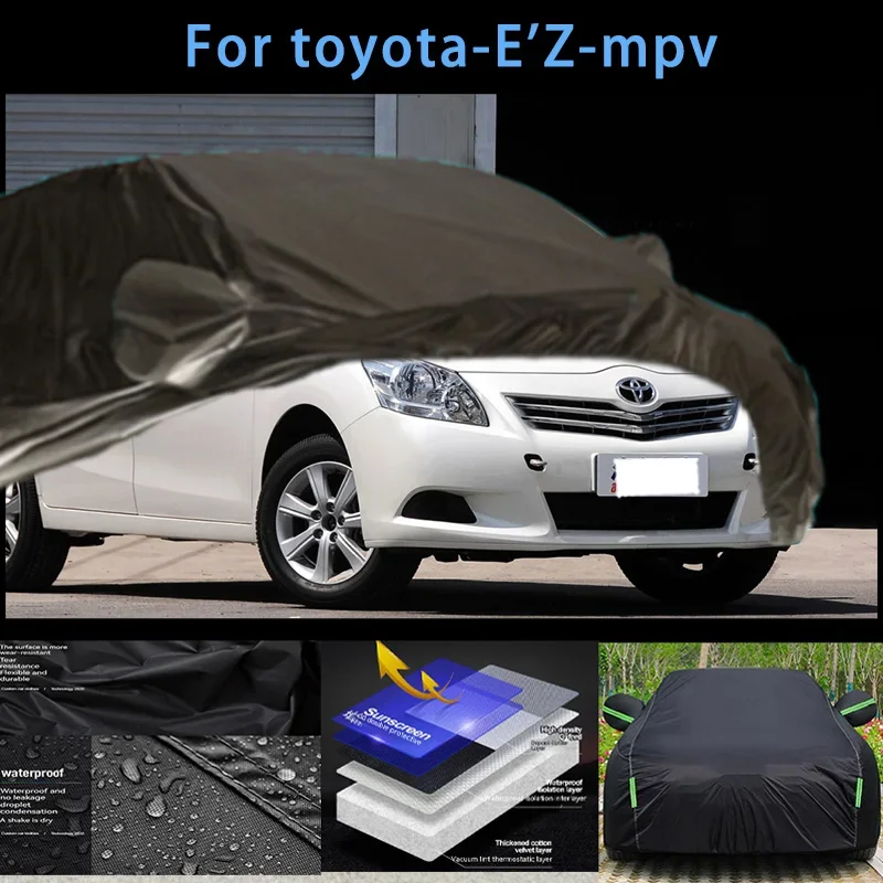 

For toyoya-EZ-mpv Outdoor Protection Full Car Covers Snow Cover Sunshade Waterproof Dustproof Exterior Car accessories