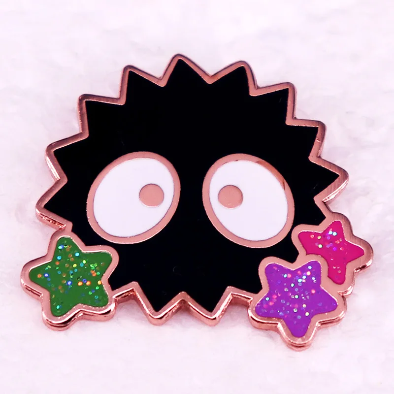 Niedliche Elfen-Emaille-Anstecknadel, lustiges Anime-Abzeichen, Rucksack-Pin, Brosche, Schmuckgeschenk, modisches Accessoire für Freunde, Kleidungszubehör – Detail 6