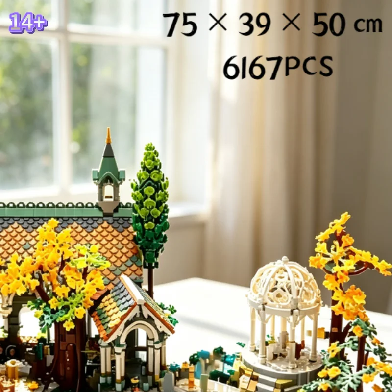 In Stock 6167PCS Street View Blocks Forest Construction Bricks with Magic Details Model Toys for Friends Birthday Holiday Gifts